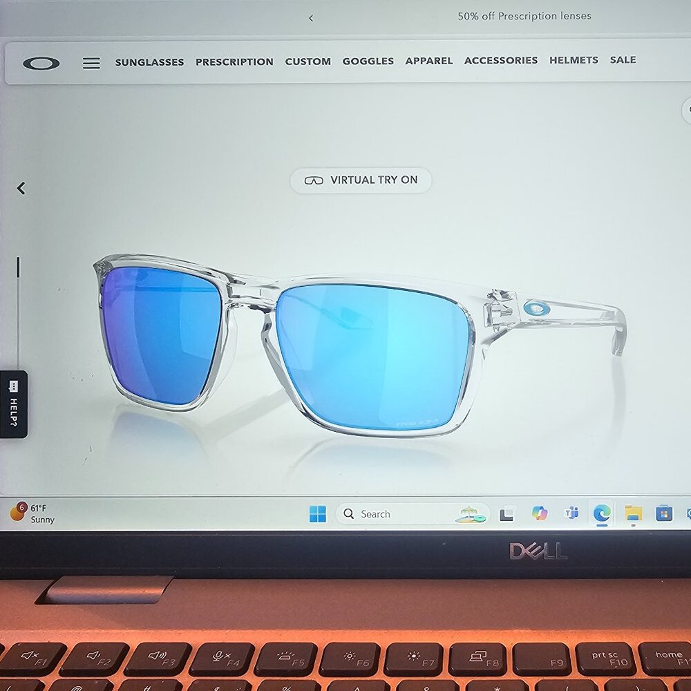 NEW OAKLEY SYLAS CLEAR SUNGLASSES